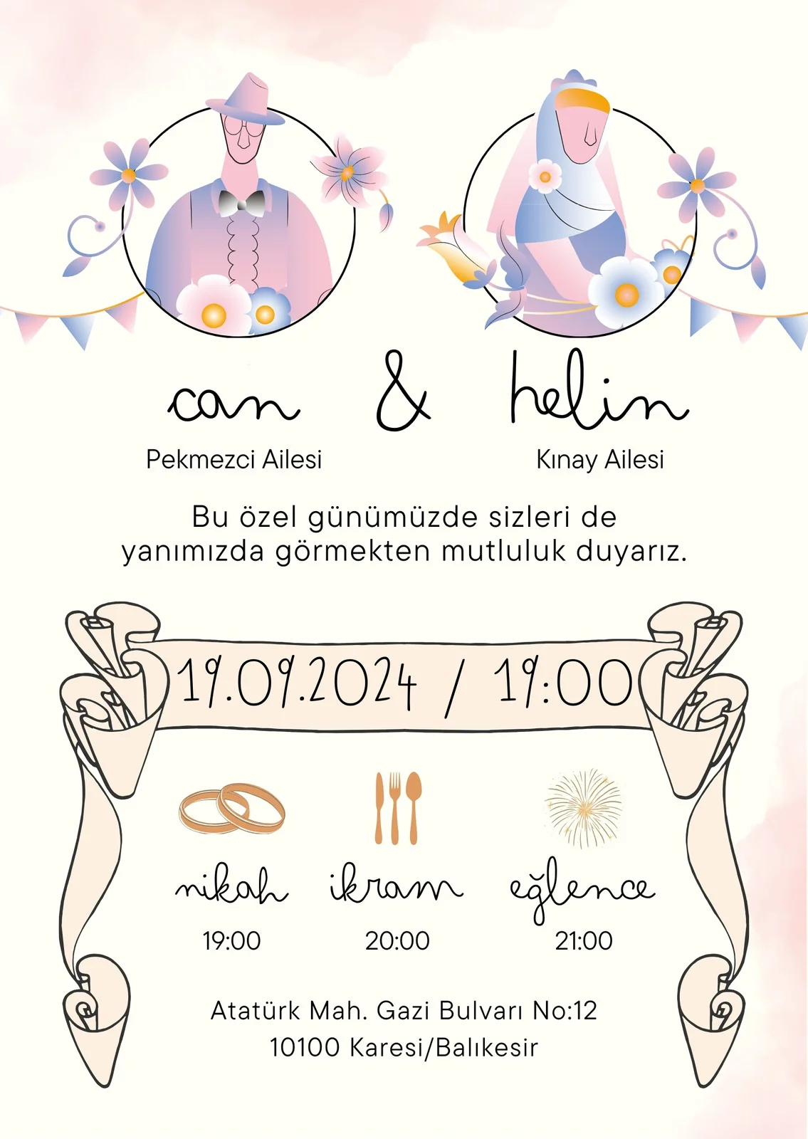 Davetiye Modeli #100